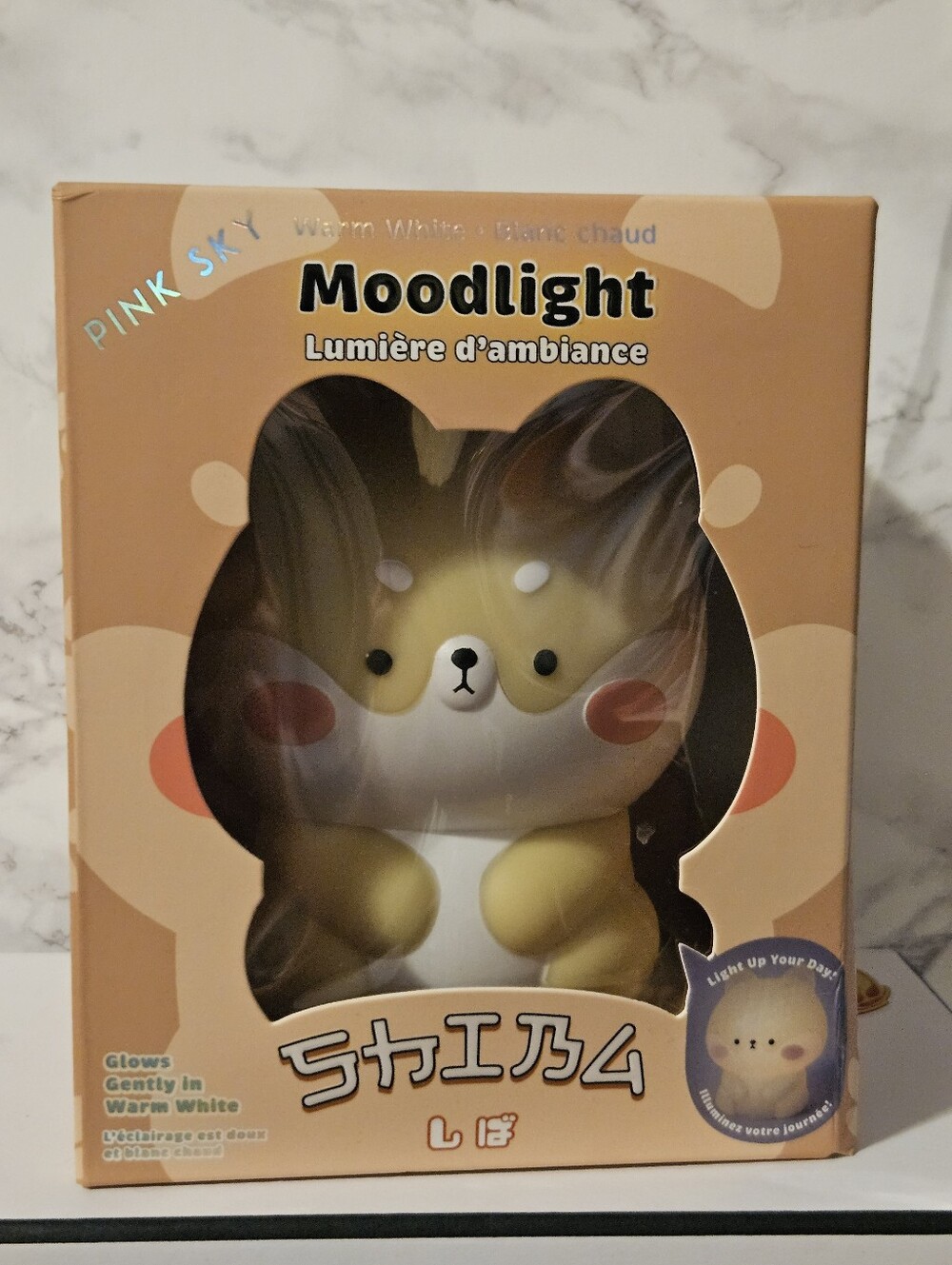 Moodlight Shiba Dog Night Light - Warm White